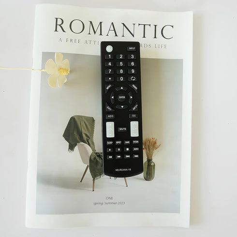 Replacement Remote NS-RC4NA-18 fit for Insignia TV NS-32D311NA17 NS-40D420NA18 NS-49D420NA18 NS-55D420NA18 NS-39D310NA17 NS-50D510NA17 NS32D311MX1...