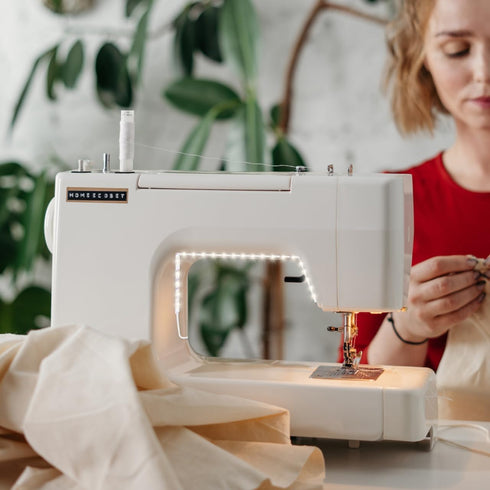 LED Strips Sewing Machine Cold White Light Self-Adhesive LED Strip Light 2 Meters 5V USB 6500K...