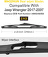BIAOZHUN 13 inch Rear Wiper Blade Replacement for Jeep Jeep Wrangler 2017-2007 JK Wrangler?Back Window Wiper Blade (13-JK), OEM Factory Replacemen...