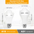 A19 Rechargeable Light Bulbs, Emergency Light Bulbs for Power Failure, LED Bulb 80 Watt Equivalent,12W 5000K Daylight 1200mAh Battery Backup Light...