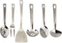 Darware Complete Serving Set (6-Piece, Silver); w/Pasta Server, Fork, Slotted Spoon, Ladle, & Cake/Casserole Server...