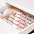 Poeland Drawer Divider Organizer Adjustable DIY Grid Honeycomb Drawer Divider for Underwear Belt Scarf Socks Pink...