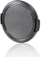 Sides Pinch Snap-On Front Lens Cap/Cover Compatible with Canon, Nikon, Sony, Fujifilm Pentax All DSLR Lenses (25 MM)...