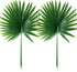 2Pack Artificial Flower Faux Leaves Artificial Palm Leaf Branches Plants Greenery Stems 27.9" Tall Tropical Plant Faux Leaves Hawaiian Luau for Gr...