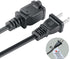 VSEER 2 Prong Extension Cord US AC 2-Prong Male and Female Power Cable SPT2 16AWG 13A/125V, USA Outlet Saver Power Extension Cord Cable for NEMA 5...