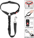 SlowTon Dog Seat Belt for Car, 2 Pack Dog Car Harness Seatbelt Adjustable with Elastic Bungee Buffer, 2 in 1 Pet Car Leash Headrest Restraint Dog ...