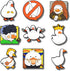 18PCS Silly Goose Shoe Charms, Duck Animal DIY PVC Clog Shoe Charm Accessories Birthday Party Favors Supplies Cute Kawaii Decorations fit Clog Bra...