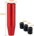 Lunsom 5" Aluminum Gear Lever Shifter Knob Long Alloy Shift Stick Handle Car Automatic Shifting Head Fit Most Manual Transmission Vehicles (Red)...