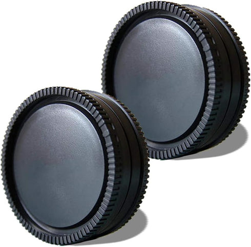 E-Mount Body Cap & Rear Lens Cap Cover for Sony a6600 a6500 a6400 a6100 a6000 E-Mount Camera (2 Kits), Fire Rock Lens Accessories for Sony Alpha a...