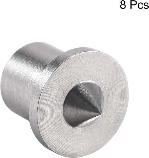 uxcell 5mm Drill Center for Dowel and Tenon, Stainless Steel, Woodworking Doweling Centering Tool 8Pcs...