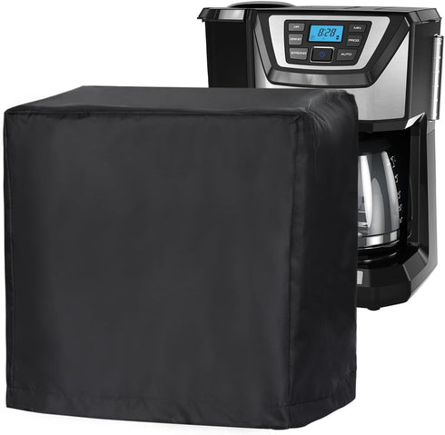 Coffee Machine Cover, Universal Waterproof Shield for Countertop Appliances in Home, Garage and Office, Black...