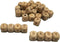 104pcs Square Wood Alphabet Letter Beads - 12MM Natural Beech Wooden Letter Beads for Jewelry Toys Making DIY Mom Mak Name Necklace...