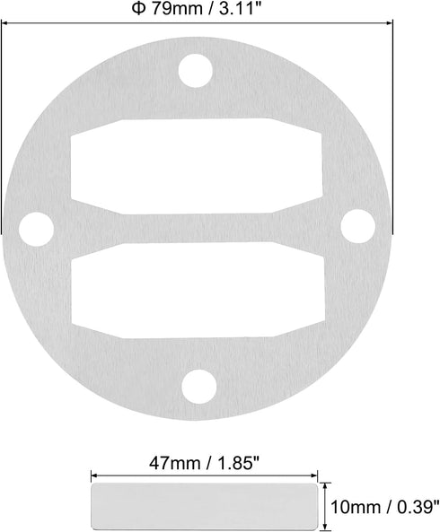 PATIKIL Central Pneumatic Compressor Parts, 2 Sets Replace Freight Air Compressor Head Gasket Kit Reed Valve Replacement...