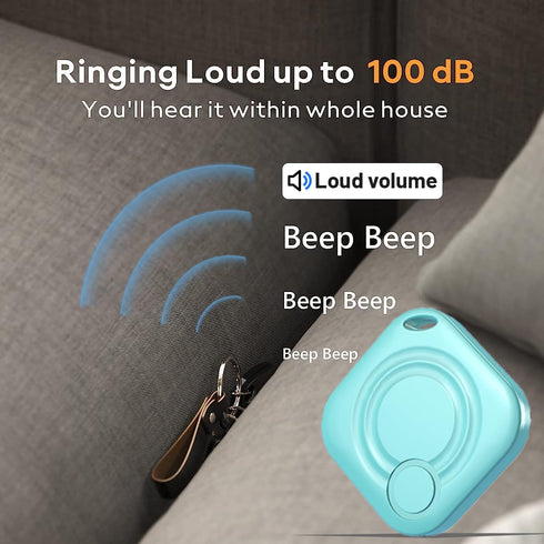 Key Finder Key Locator Find My Luggage Key Tracker Bluetooth Luggage Tracker Key Finder Locator with Sound Item Locator for Keys Bags Wallets Pet,...