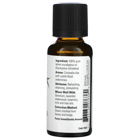 Essential Oils, Lemon Eucalyptus, 1 fl oz (30 ml), Now Foods...