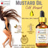 Pure Mustard Oil (Brassica juncea) with Glass Dropper 100% Natural Therapeutic Grade Cold Pressed for Personal Care 50ml (1.69 oz)...