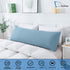 Comfort Beddings Body Pillow Cover Pillowcase 20 x 72 Zipper Closer 100% Organic Cotton 600 Thread Count Premium Light Blue Body Pillowcases Pillo...