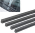 Pack-4 Windshield Wiper Blades Refills, 34In Frameless Windshield Wiper Rubber Strips, Adjustable Car Windscreen Wiper Rubber Strips, Wiper Blades...