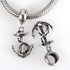 Anchor Charm 925 Sterling Silver Sailor Charm USN Charm Sea Charm Birthday Charm Anniversary Charm for Pandora Charms Bracelet (A)...