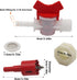 Rabbit Watering System Bucket Connector kit with 5/16'' Barb,Bulkhead Fitting,Mesh Washer, Hole Saw (for ID 5/16’’ Hose)...