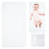 Luxury Vegan Leather Baby Changing Mat - 16"x30" Eco-Friendly, Versatile, Thin & Foldable, Easy-to-Clean Diaper Pad (Pearl)...