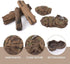 HUIANER Artificial Tree Stump Stones 7pcs Mini Fairy Garden Figurines Stumps Ornaments Miniature Stone Rock Statue for Train Landscape Railway San...