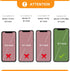 Bocasal RFID Blocking Wallet Case for iPhone 13 Pro Max, Adjustable Crossbody Zipper Purse with Kickstand and Detachable Wrist Strap, PU Leather F...