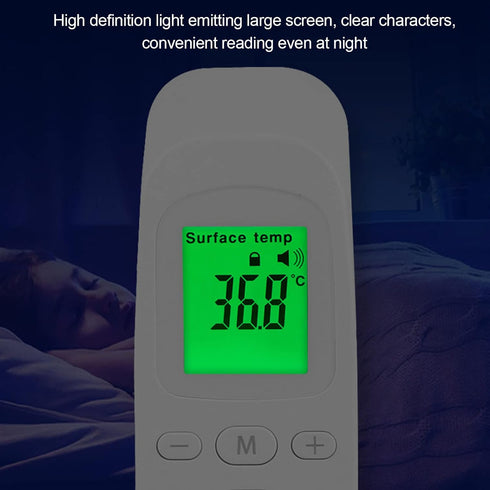 Thermometer for Adults and Baby, Forehead Digital Thermometer, Non Infrared Thermometer, Accurate Reading and High Temperature Alarm, Memory Recal...