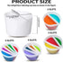 4 Pcs Split Cups for Paint Pouring with 2-5 Channels Resin molds Silicone Resin Mixing Cups Pour Painting Supplies Acrylic Paint Pouring DIY Makin...