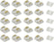 3-Pin 12mm COB LED Strip Connector Kit for Solderless Strip-to-Wire and Strip-to-Strip Joints on 5V 12V 24V DC COB LED Light Strips (Pack of 25)...