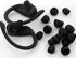 Compatible with Beats Flex Powerbeats Pro Ear Tips, 12 Pairs Double Flange L/M/S Replacement Silicone Ear Buds Earplug Gel Accessories for Compati...