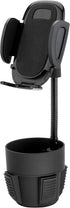 Scosche SUHCUPM-XCES0 Select Phone Mount for Car with Adjustable Gooseneck, Spring Loaded Cup Holder Base, Universal, Black...