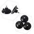 HSTECH (4 Pcs) Black French Fry Suction Cup Feet Compatible with Industrial Commercial French Fry Cutter...