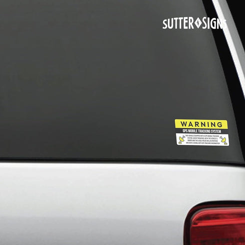 6pc GPS Tracking Anti Theft Stickers for Cars | GPS Tracker Decals for Vehicles VIN Cover and Car Security...