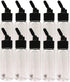 OPHIR Brand Box of 1.06-Ounce, 30ML Plastic Bottles Jars Lid Adapter Dual-Action Siphon Feed Accessories with 10x Rubber Caps, Works with Dual Act...