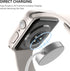 Misxi 2 Pack Hard PC Case with Tempered Glass Screen Protector Compatible with Apple Watch Series 9 Series 8 Series 7 41mm, Anti-Drop Scratch Resi...