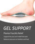 Copper Arch Support - Plantar Fasciitis Relief Arch Supports Bands/Sleeves with Gel Pads, Flat Feet Pain Relief,Men Women ?1 Pair Black...