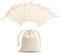 Tendwarm 50 Pack 3x3.9 Inches Mini Size Cotton Drawstring Bags Reusable Muslin Sachet Bag for Party Wedding...