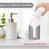 2 Pack Bathroom Cup Holder for Dixie Cups 3 oz Bathroom Cups - Bathroom Cup Dispenser 3 oz Countertop for Mouthwash Cups Small Paper Cups(Grey)...