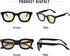 JUDOO Retro Round Sunglasses for Women Men Vintage Circle Frame Sunglasses UV400 Protection...