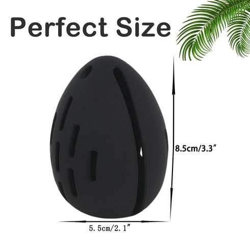 Makeup Sponge Holder with Makeup Sponge, Breathable Beauty Blender Holder, Washable Silicone Make Up Sponges Holder Convenient Beauty Blender Orga...