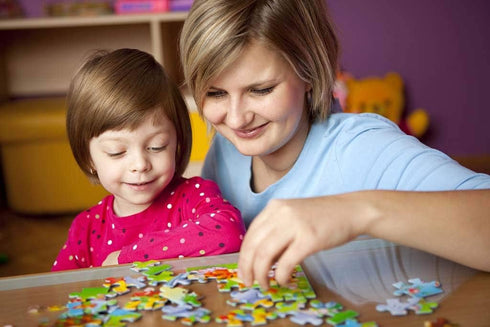 Puzzles for Kids Ages 3-5 Year Old 20 Piece Colorful Wooden Puzzles Set of 6 Vibrant Theme Brain Development Learning Toys Set for Boys and Girls ...