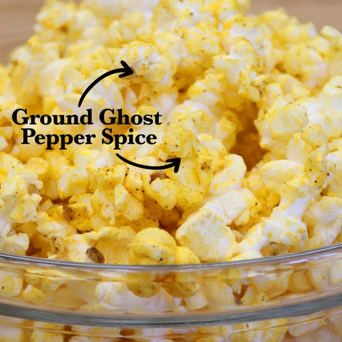 3 Pack Spontaneous Combustion Microwave Ghost Pepper Popcorn - For Those Brave Souls That Can Take the Heat....