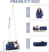 Lanpet Women's Satin Evening Clutch Bag Elegant Flower Formal Handbag Simple Classic Purse for Wedding/Prom/Party...