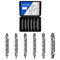 Damaged Screw Extractor Set&bolt extractor kit & Stripped Screws Nuts & Bolts, Easy Removal of Rusty & Broken Hardware, 6PCS HSS Removal of Rusty ...