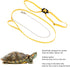 Harness Leash,Pet Harness Leash Leash Small Pets Leash Pet Tortoise Leash Walking Rope for Outdoor Walking Training (Yellow)...