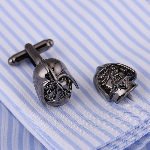 Skull Cufflinks for Men, Warrior Helmet Skull Head Cufflinks, Viking Skull Cuff Links, Gothic Skull Shirt Tuxedo Cufflinks, Punk Skull Cufflinks F...