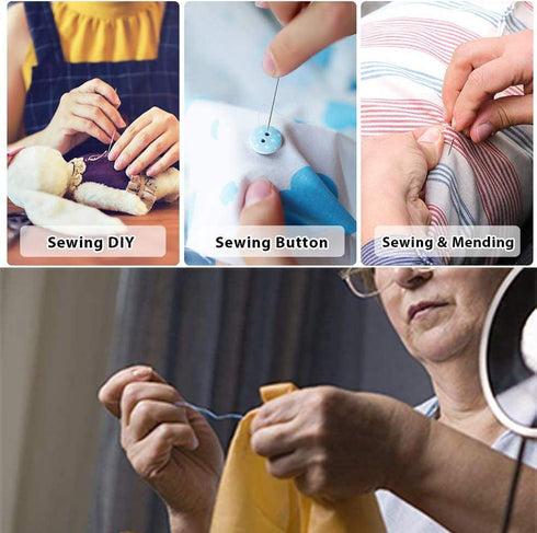 Premium Sewing Kit Set - Portable Sewing Supplies for Beginner Traveler and Emergency Clothing Fixes,DIY Crafts Accessories with Thread, Scissors,...