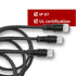 M12 Cable 4 Pin Female A Coding 5M Circular Connector Single End Cable Waterproof IP67 16.4 FT...