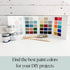 Country Chic Paint Color Card - 50 Furniture Paint Color Swatches...